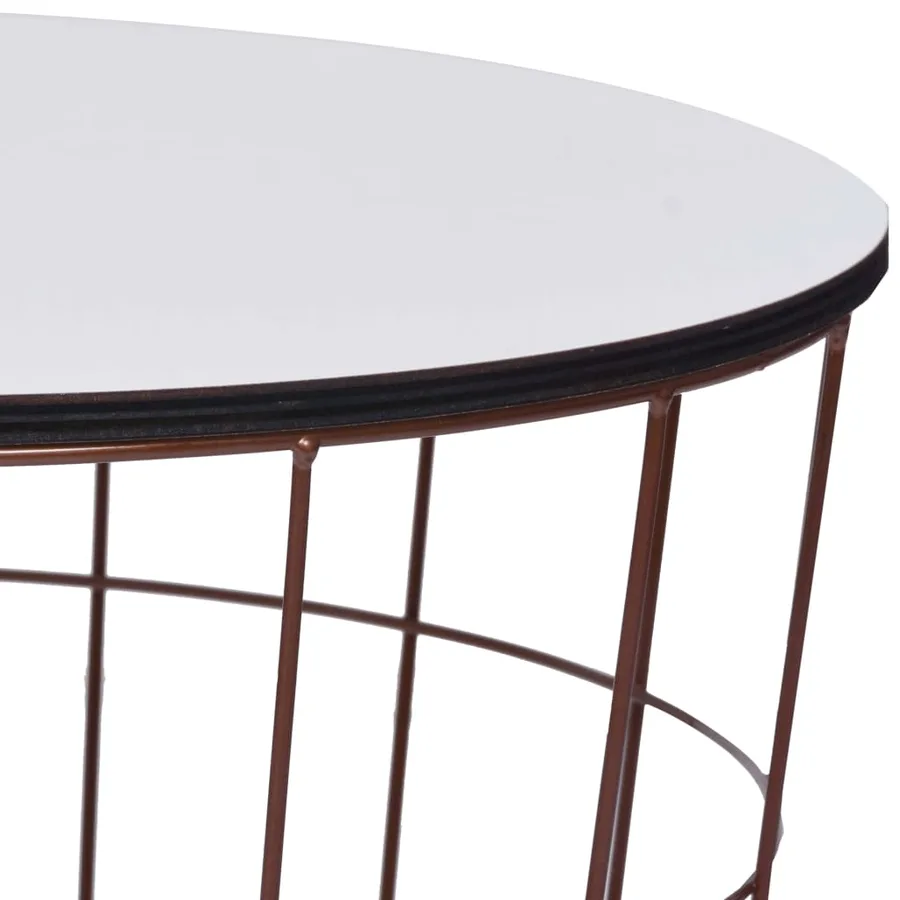 Table basse Doré Ø 40 cm - 4