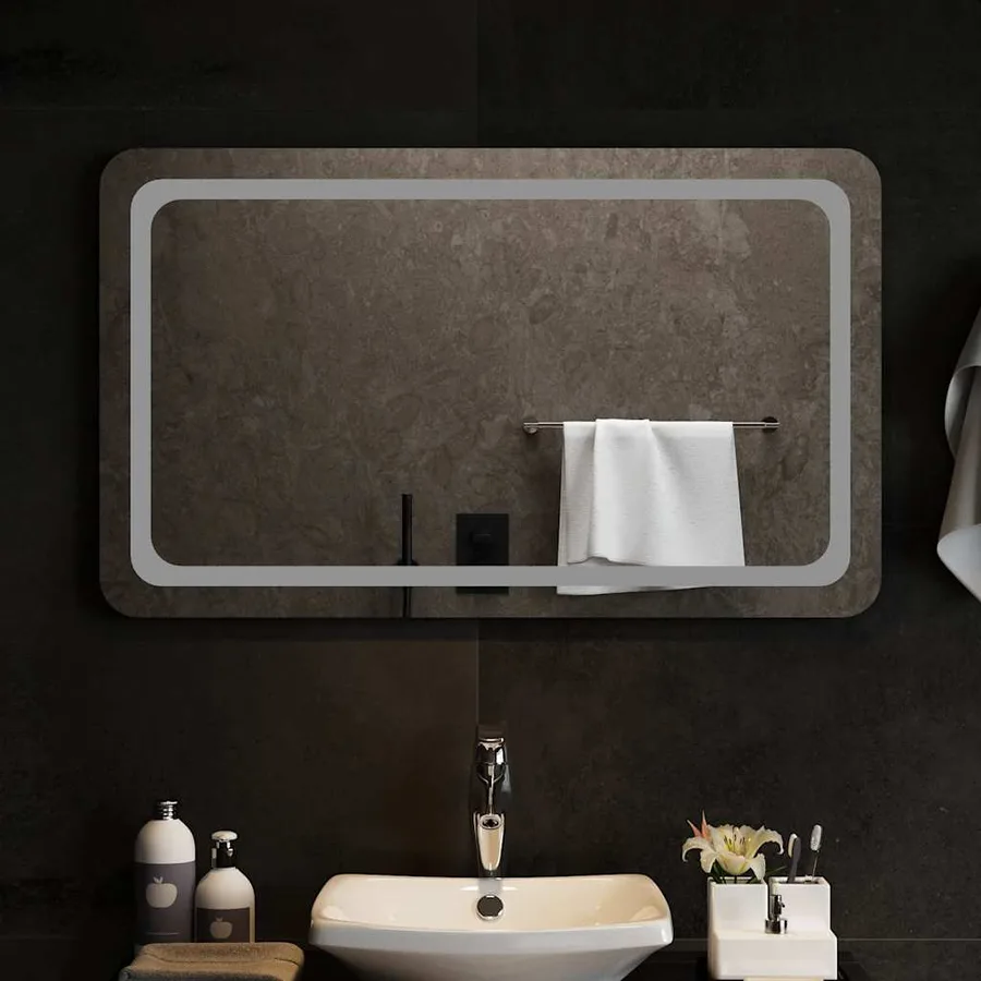Miroir de salle de bain à LED 100x60 cm - 3