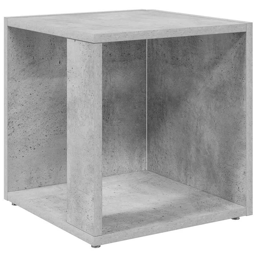 Table d'appoint Gris béton 33x33x34,5 cm Bois d'ingénierie - 2