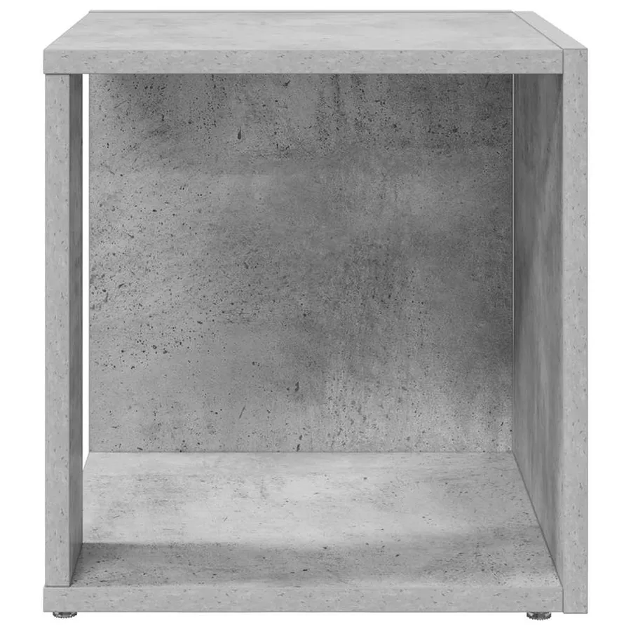 Table d'appoint Gris béton 33x33x34,5 cm Bois d'ingénierie - 3