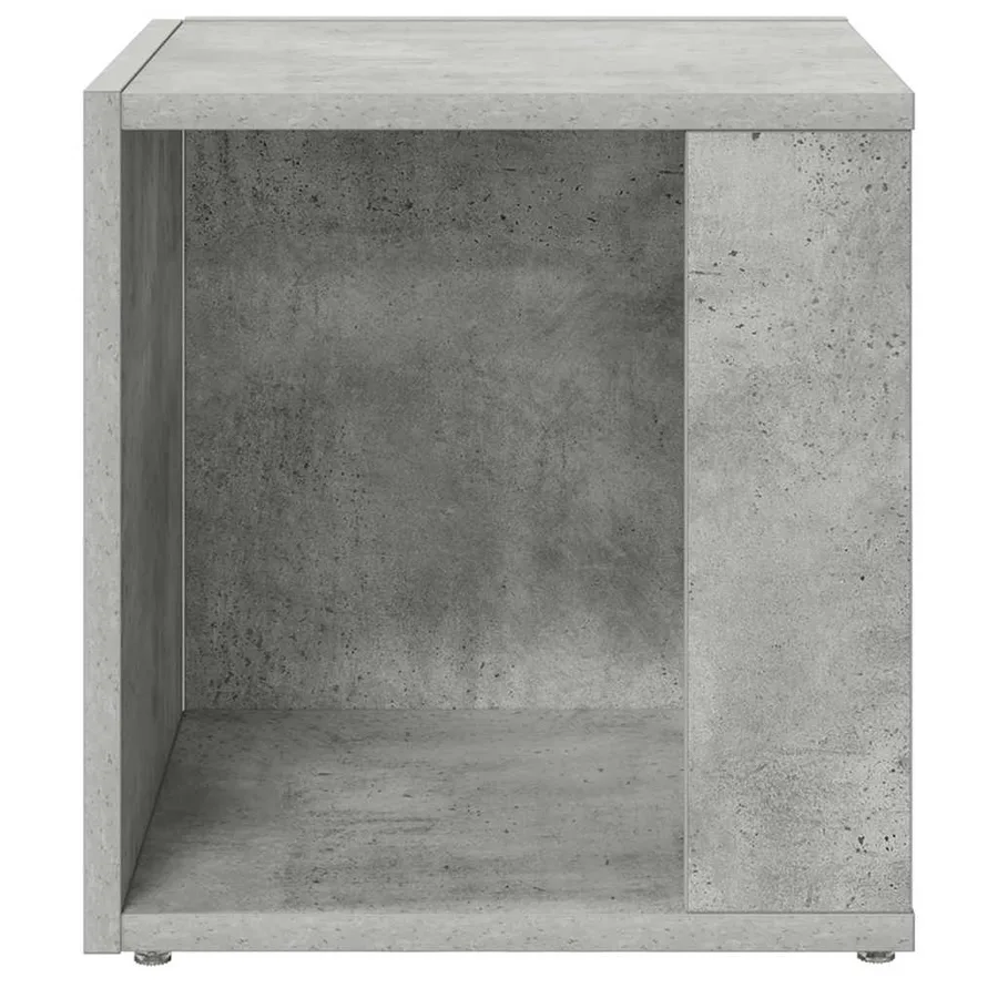 Table d'appoint Gris béton 33x33x34,5 cm Bois d'ingénierie - 4