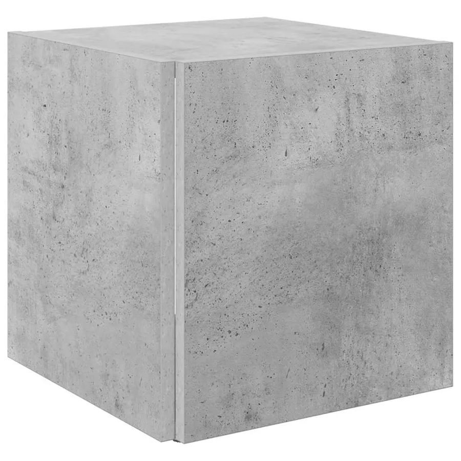 Table d'appoint Gris béton 33x33x34,5 cm Bois d'ingénierie - 5