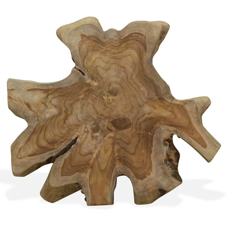 Table basse Teck authentique 80x70x38 cm - 6