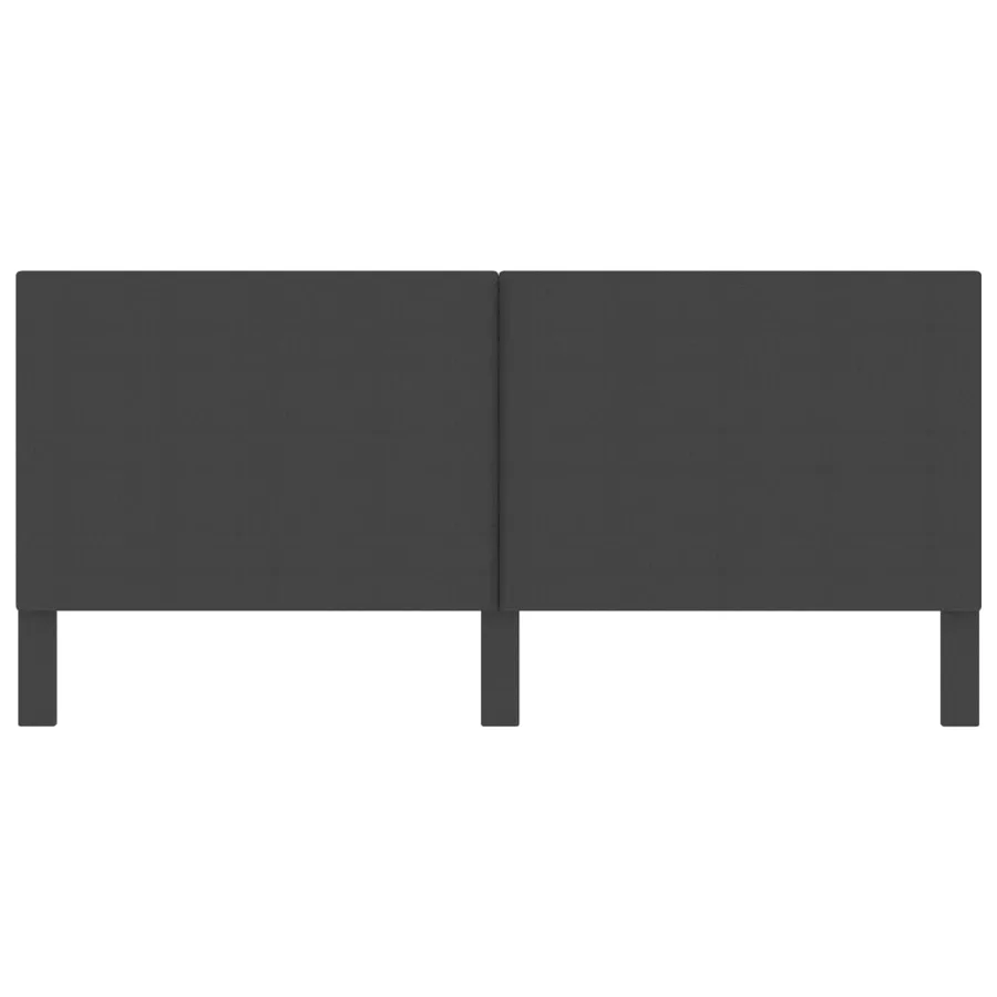 Tête de lit Gris foncé Tissu 200x200 cm - 4