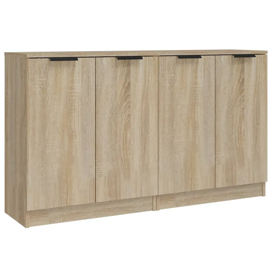 Buffets 2 pcs Chêne sonoma 60x30x70 cm Bois d'ingénierie - 2