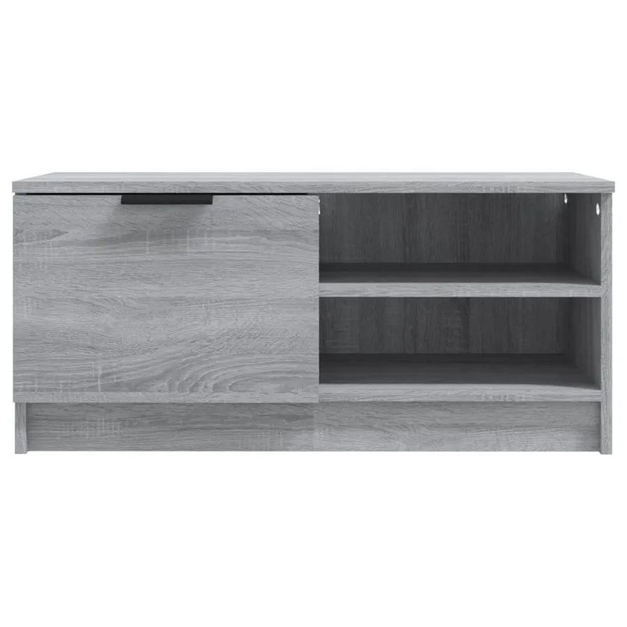 Meuble TV Sonoma gris 80x35x36,5 cm Bois d'ingénierie - 4