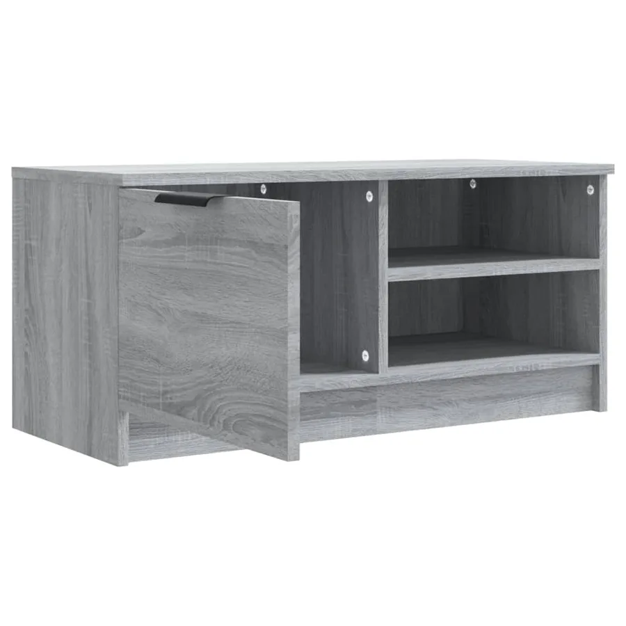 Meuble TV Sonoma gris 80x35x36,5 cm Bois d'ingénierie - 5