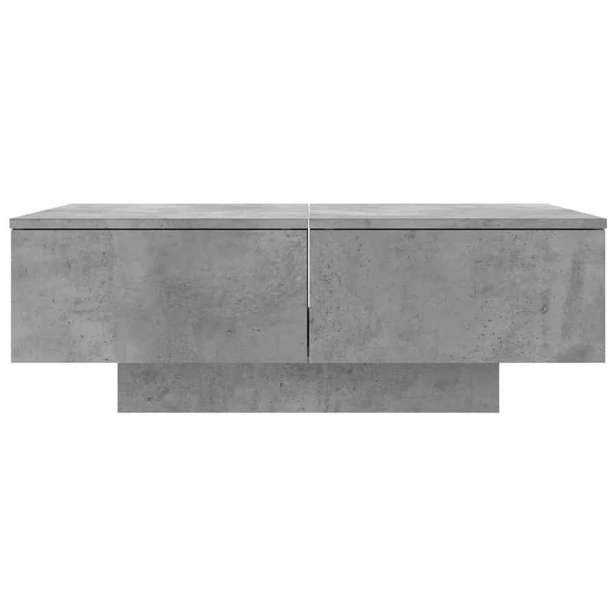 Table basse Gris béton 90x60x31 cm Aggloméré - 4