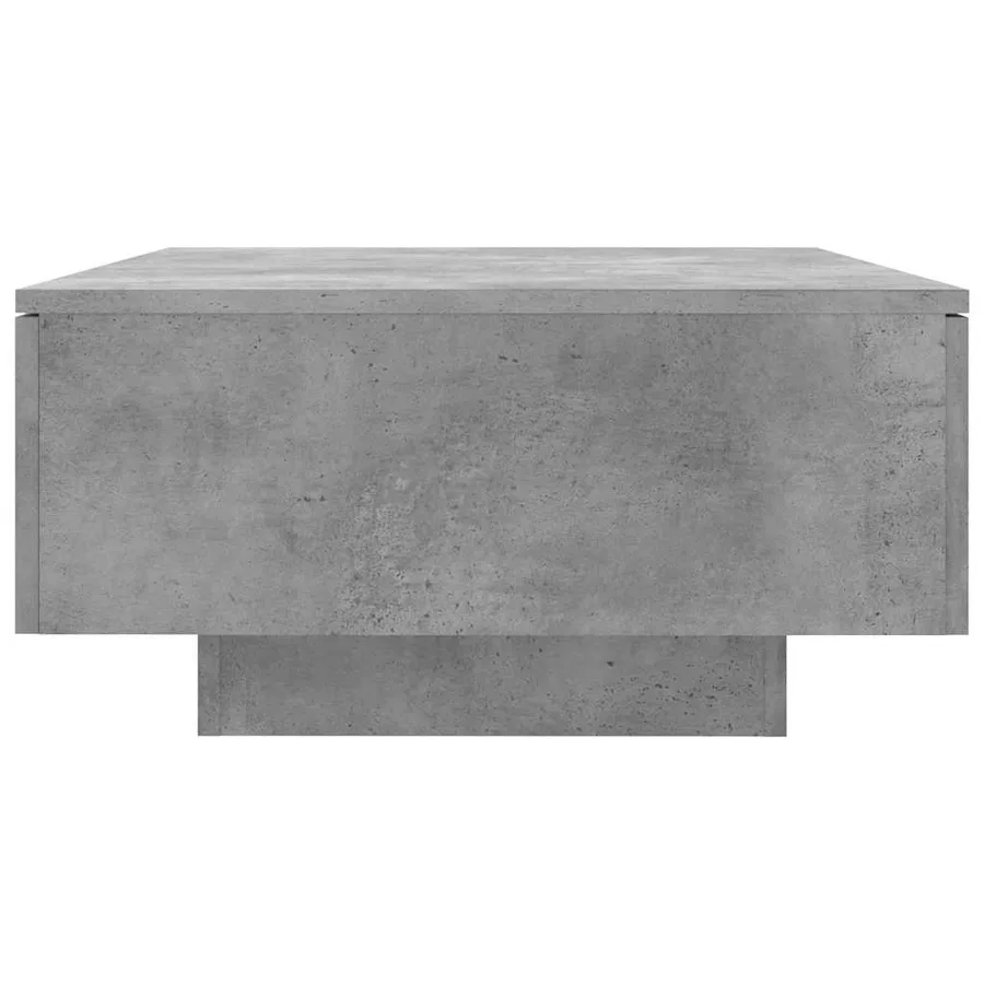 Table basse Gris béton 90x60x31 cm Aggloméré - 6
