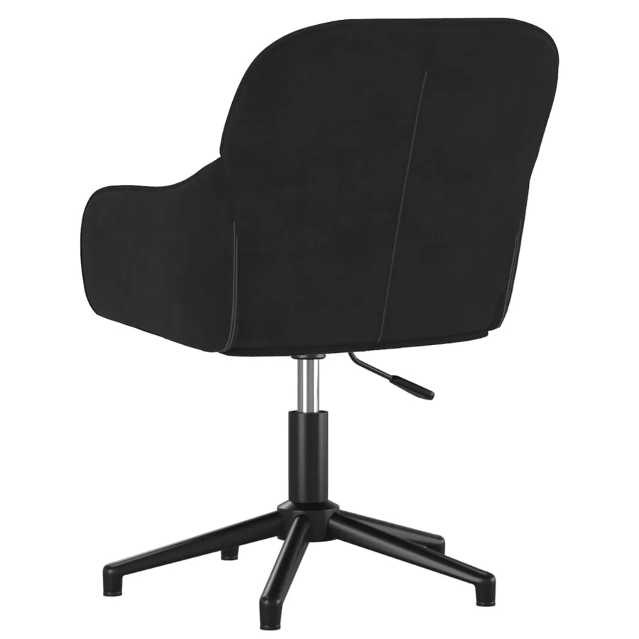 Chaises pivotantes à manger lot de 2 Noir Velours - 6