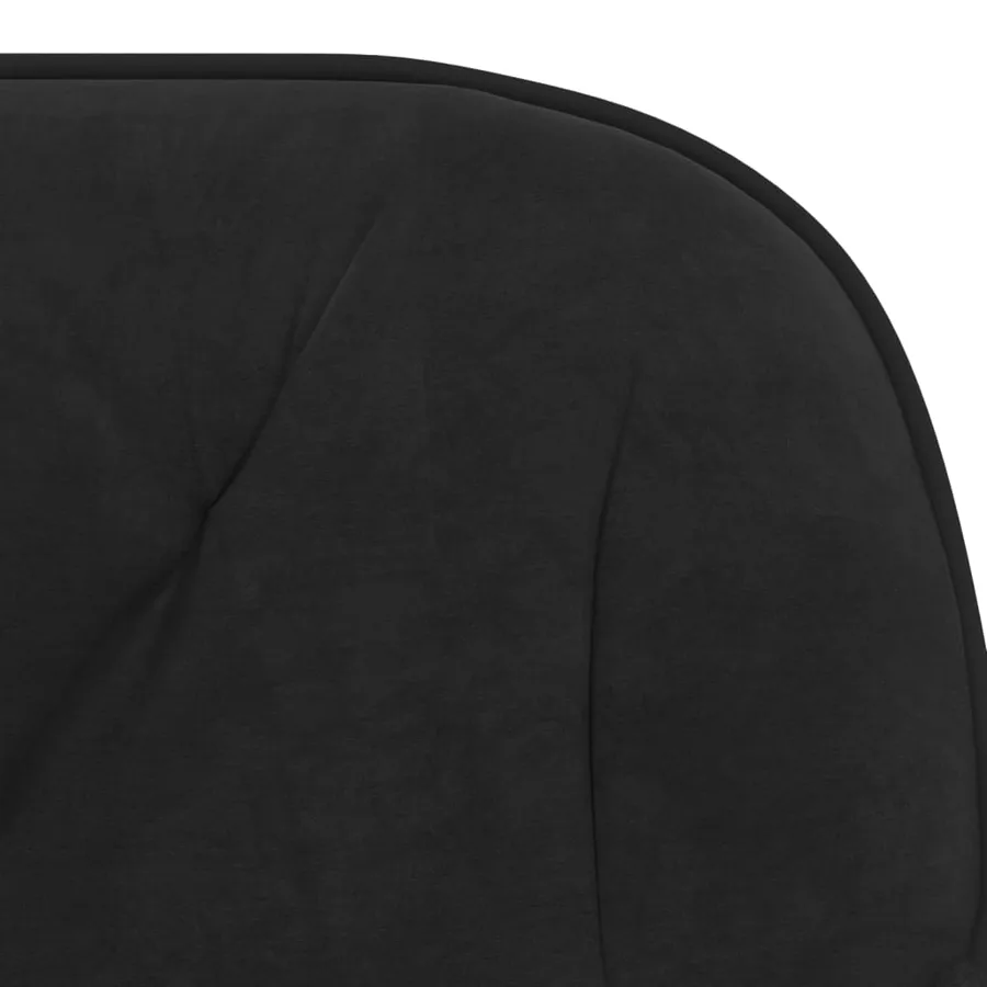 Chaises pivotantes à manger lot de 2 Noir Velours - 8