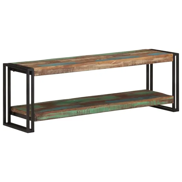 Meuble TV 120x30x40 cm Bois de récupération massif