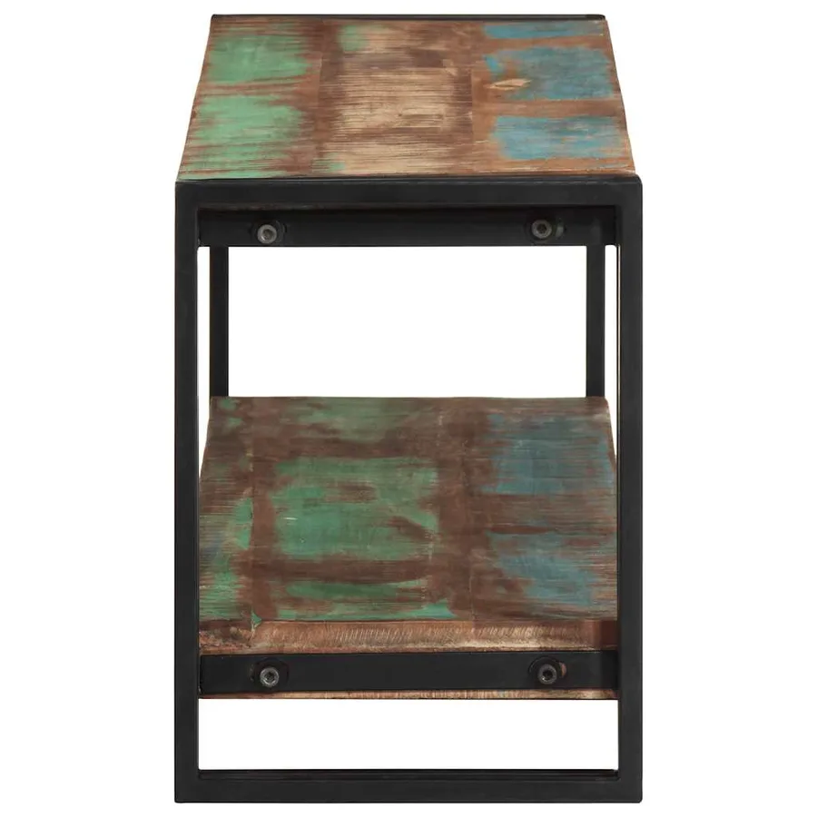 Meuble TV 120x30x40 cm Bois de récupération massif - 8