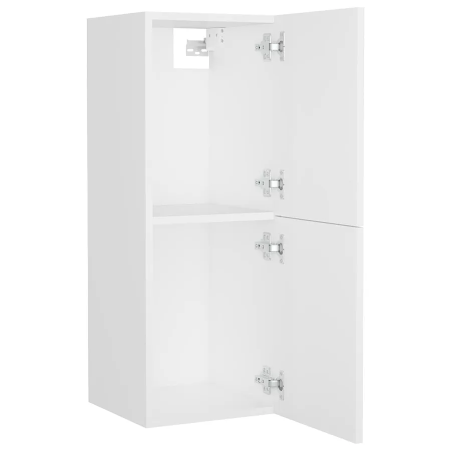 Ensemble de meubles de salle de bain Blanc Aggloméré - 8