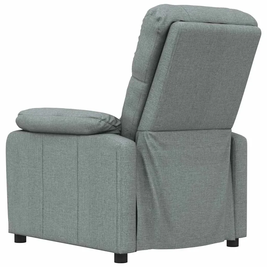 Fauteuil inclinable Gris foncé Tissu - 5