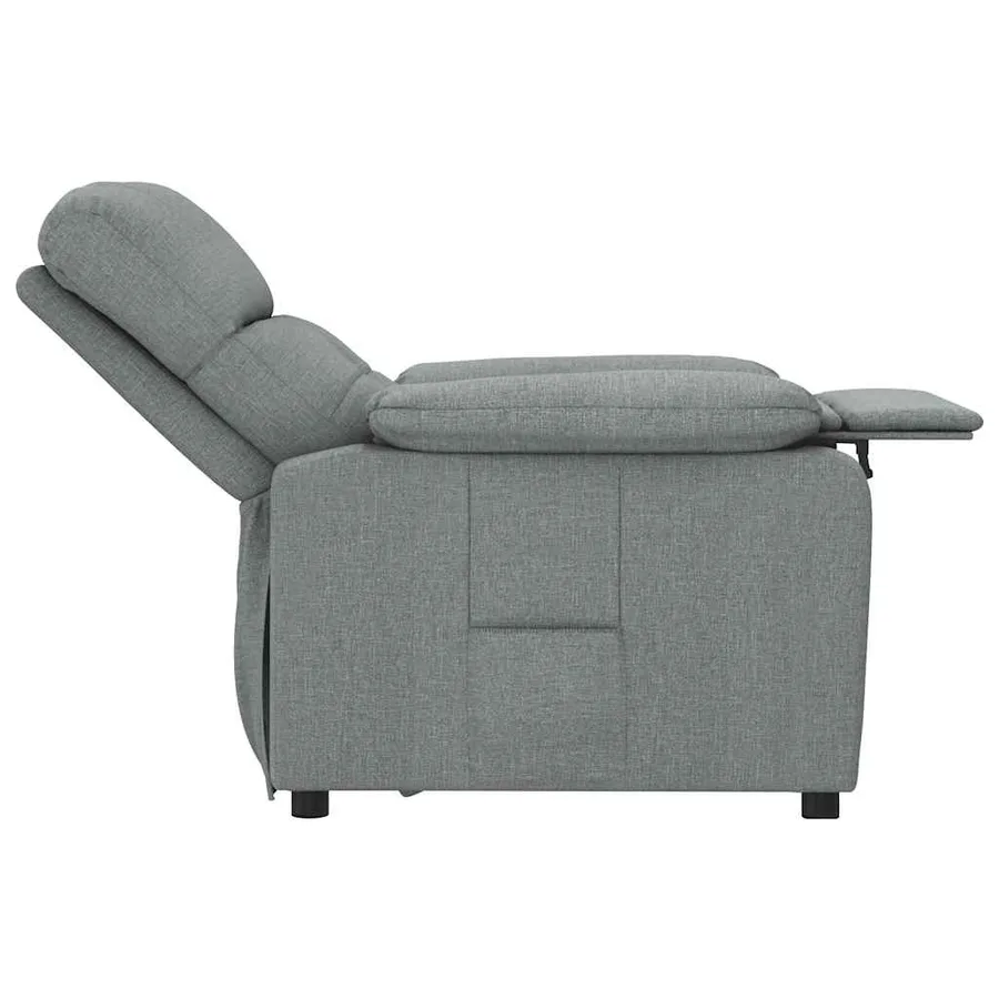 Fauteuil inclinable Gris foncé Tissu - 6