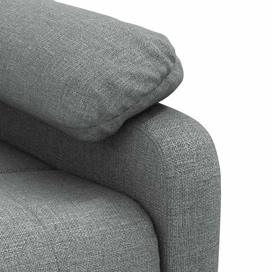 Fauteuil inclinable Gris foncé Tissu - 8