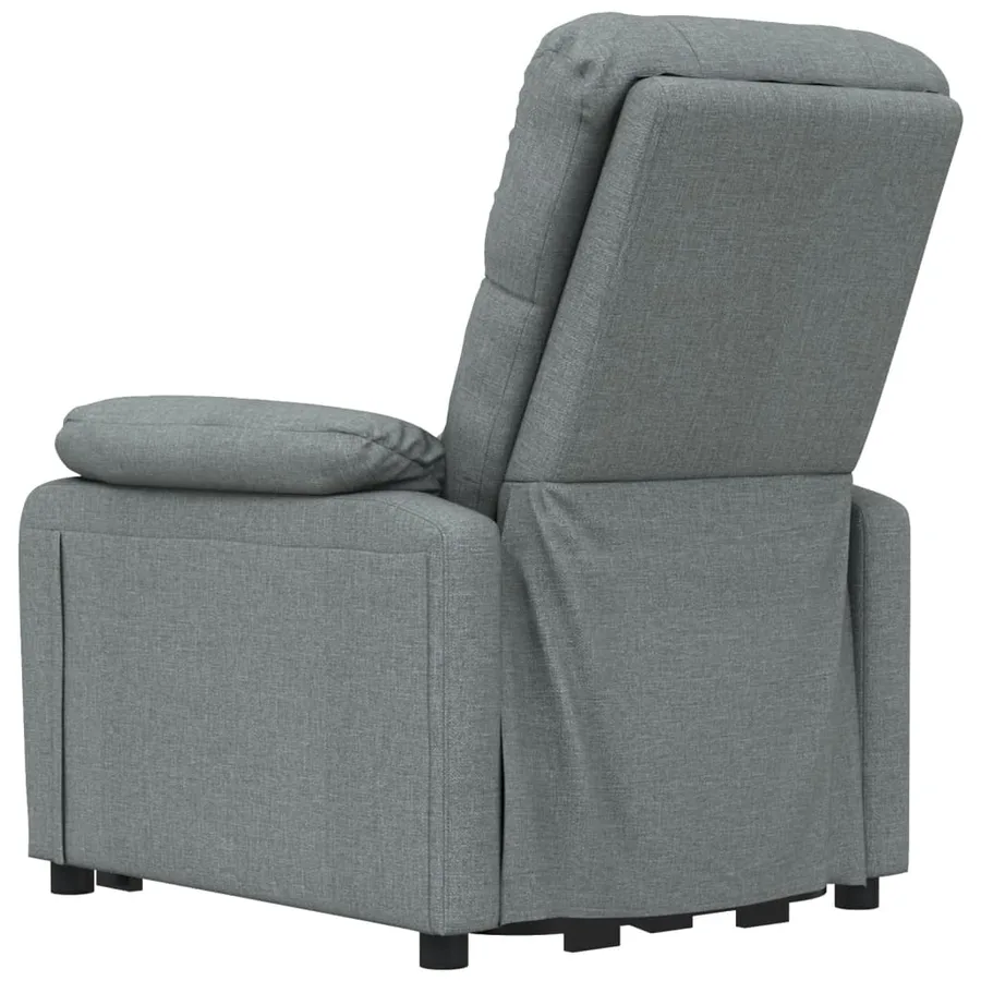 Fauteuil inclinable électrique Gris foncé Tissu - 6