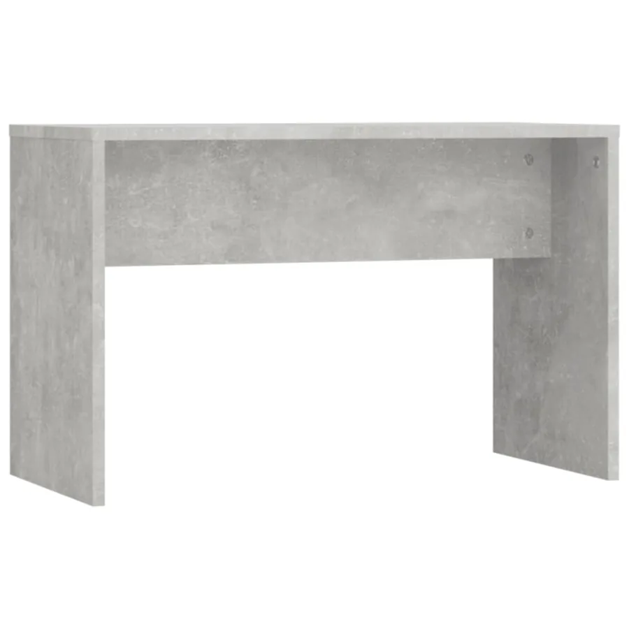 Ensemble de coiffeuse avec LED Gris béton Bois d'ingénierie - 9