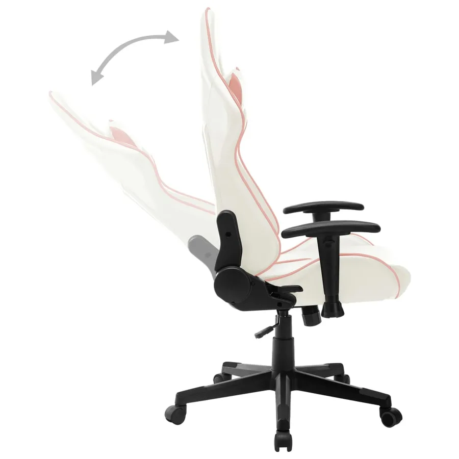 Chaise de jeu Blanc et rose Cuir artificiel - 5