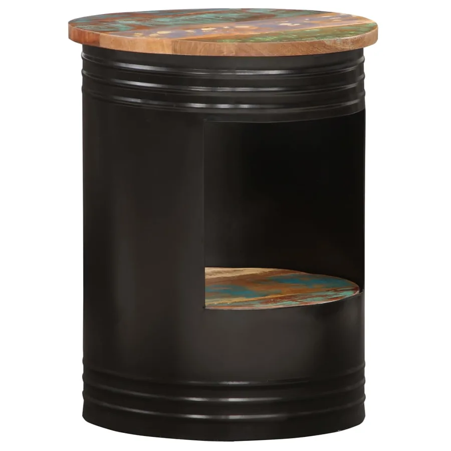 Table basse 43x55 cm Bois de récupération solide