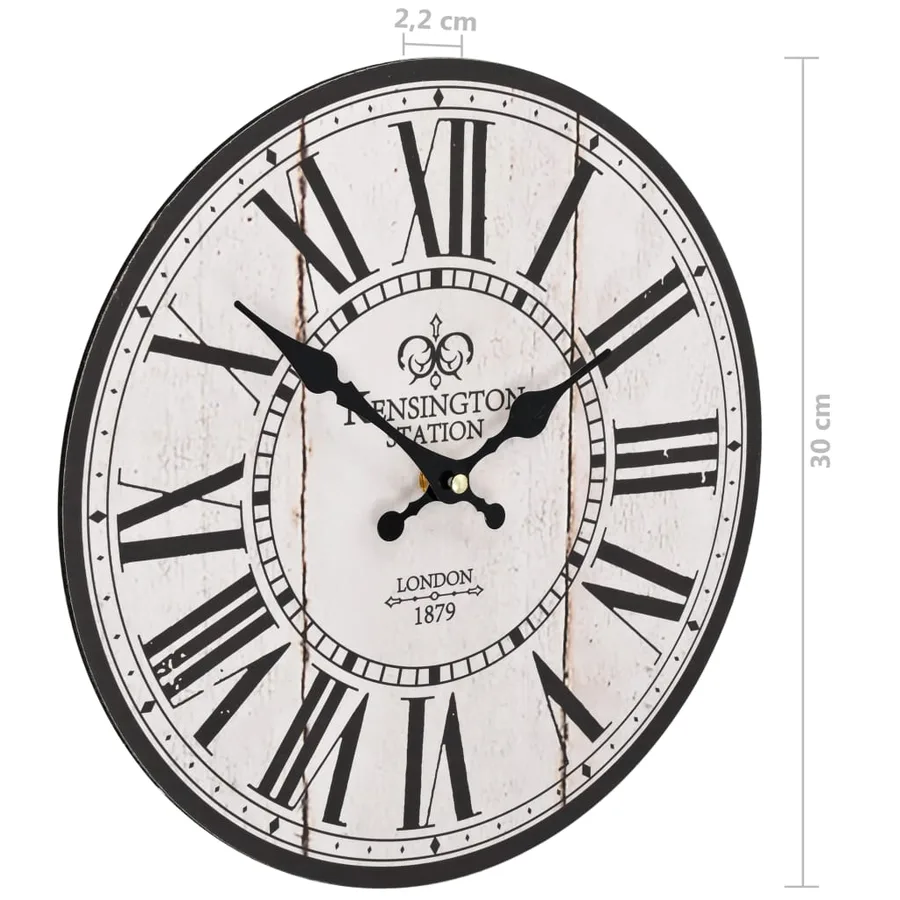 Horloge murale vintage Londres 30 cm - 6