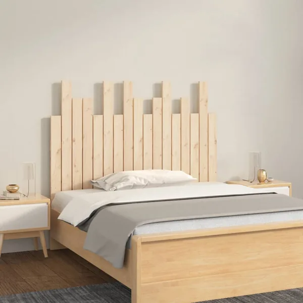Tête de lit murale 108x3x80 cm Bois massif de pin