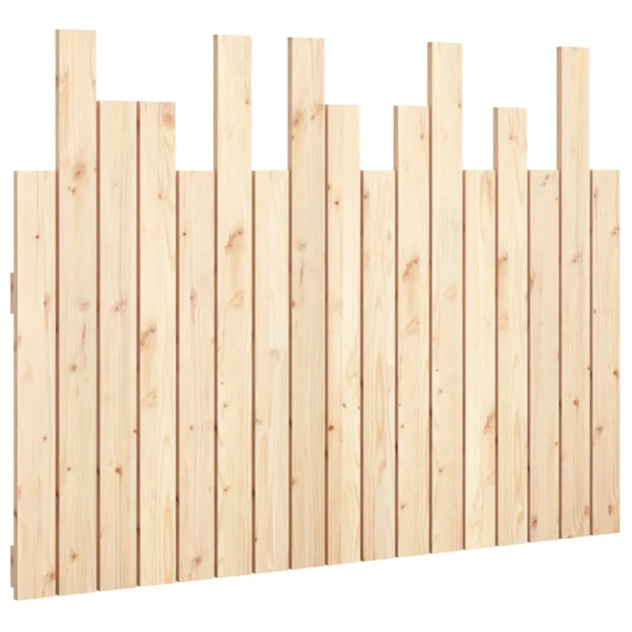 Tête de lit murale 108x3x80 cm Bois massif de pin - 2