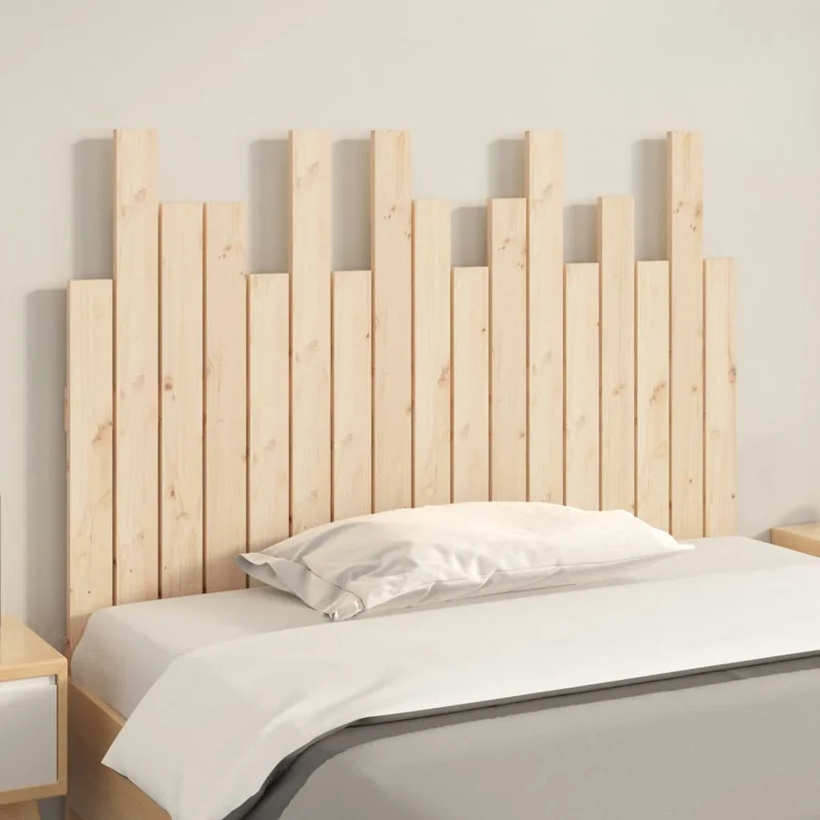 Tête de lit murale 108x3x80 cm Bois massif de pin - 3