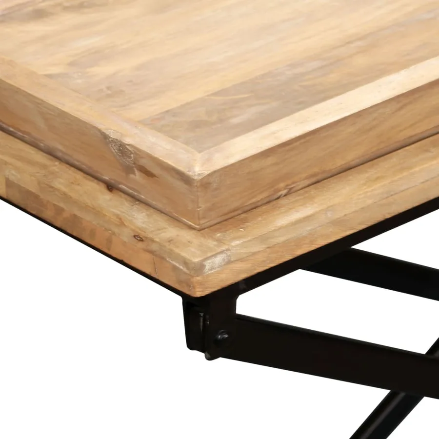 Table console Bois de manguier massif 130 x 40 x 80 cm - 7