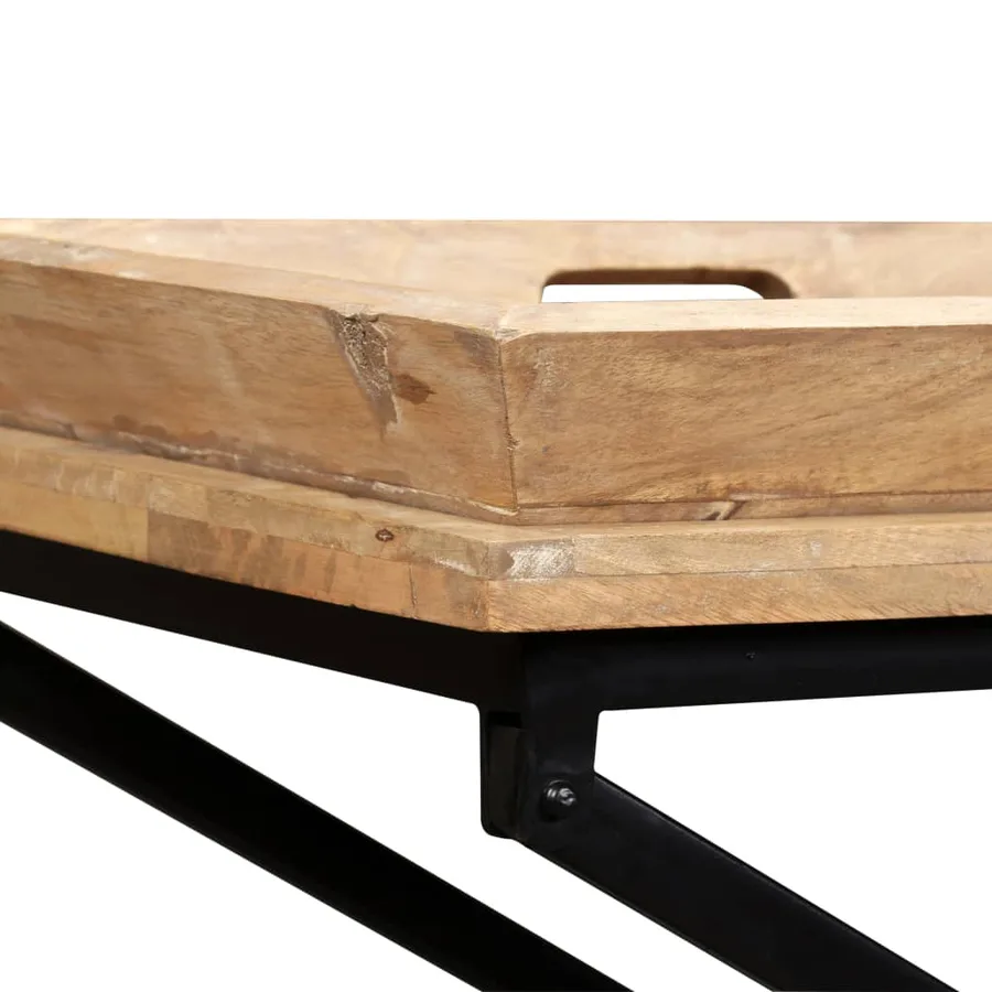 Table console Bois de manguier massif 130 x 40 x 80 cm - 8