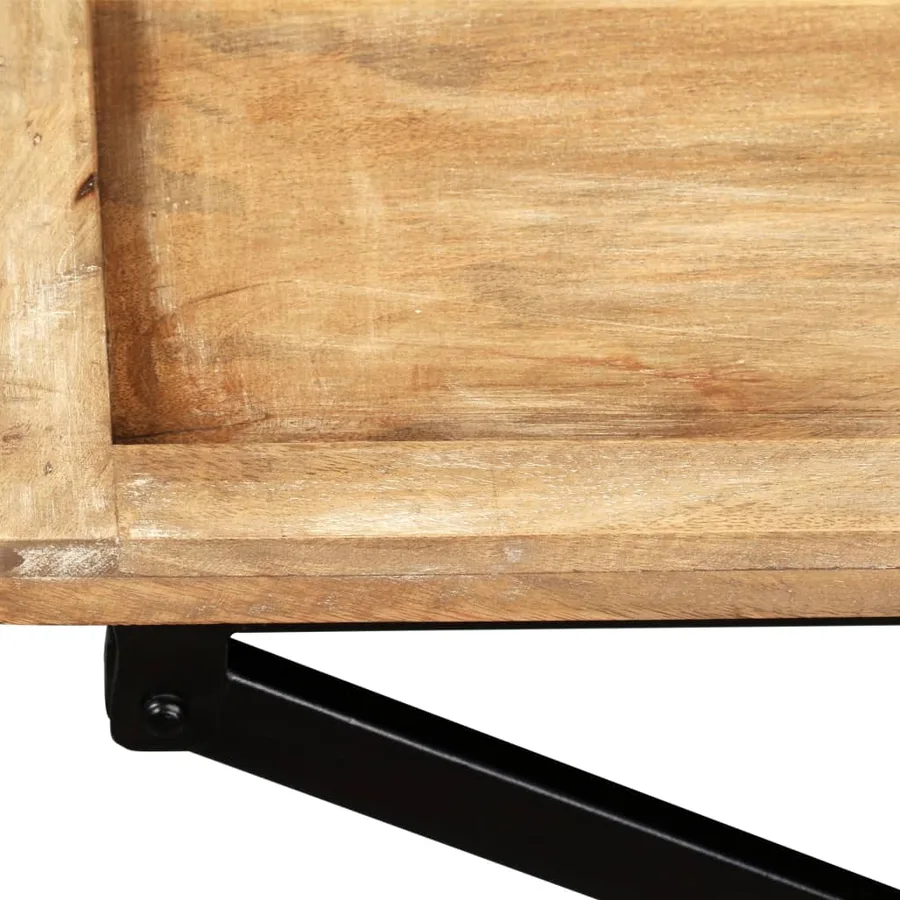 Table console Bois de manguier massif 130 x 40 x 80 cm - 9