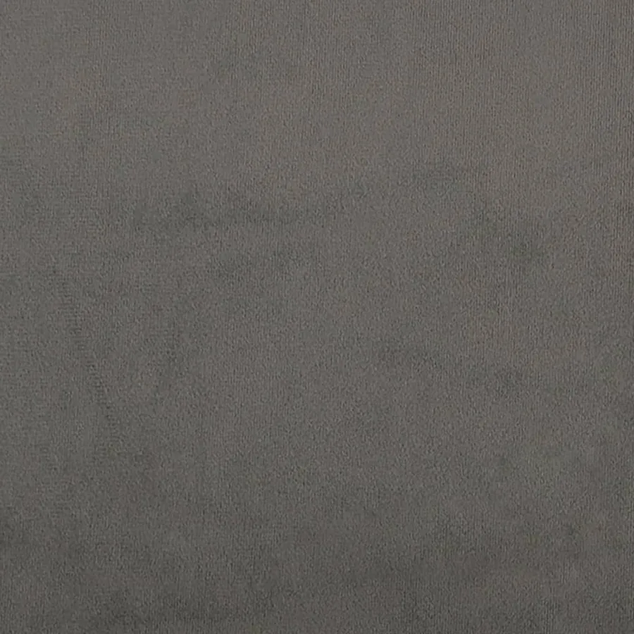 Cadre de lit sans matelas gris foncé 200x200 cm velours - 11