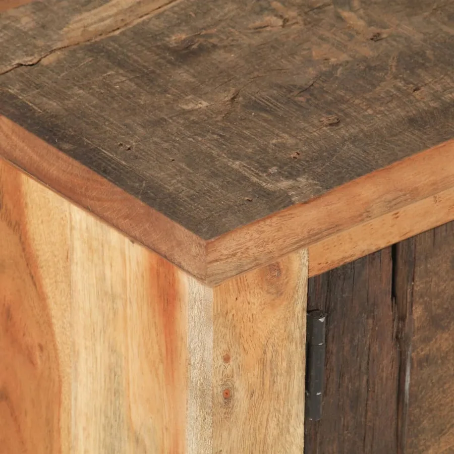 Table basse 90x50x31 cm Bois de récupération massif - 5