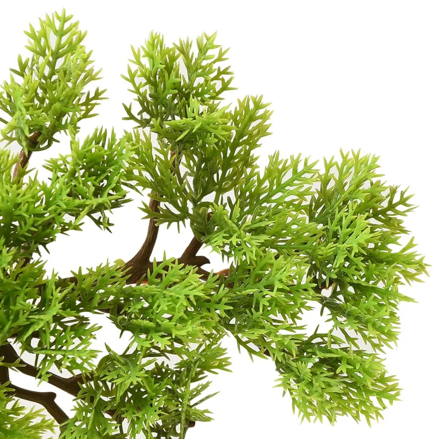 Bonsaï de cyprès artificiel avec pot 60 cm Vert - 5