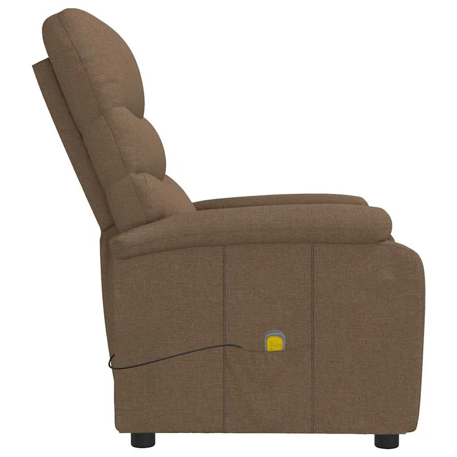 Fauteuil de massage Marron Tissu - 4