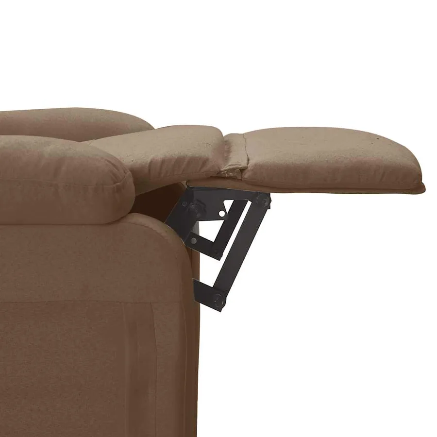Fauteuil de massage Marron Tissu - 8