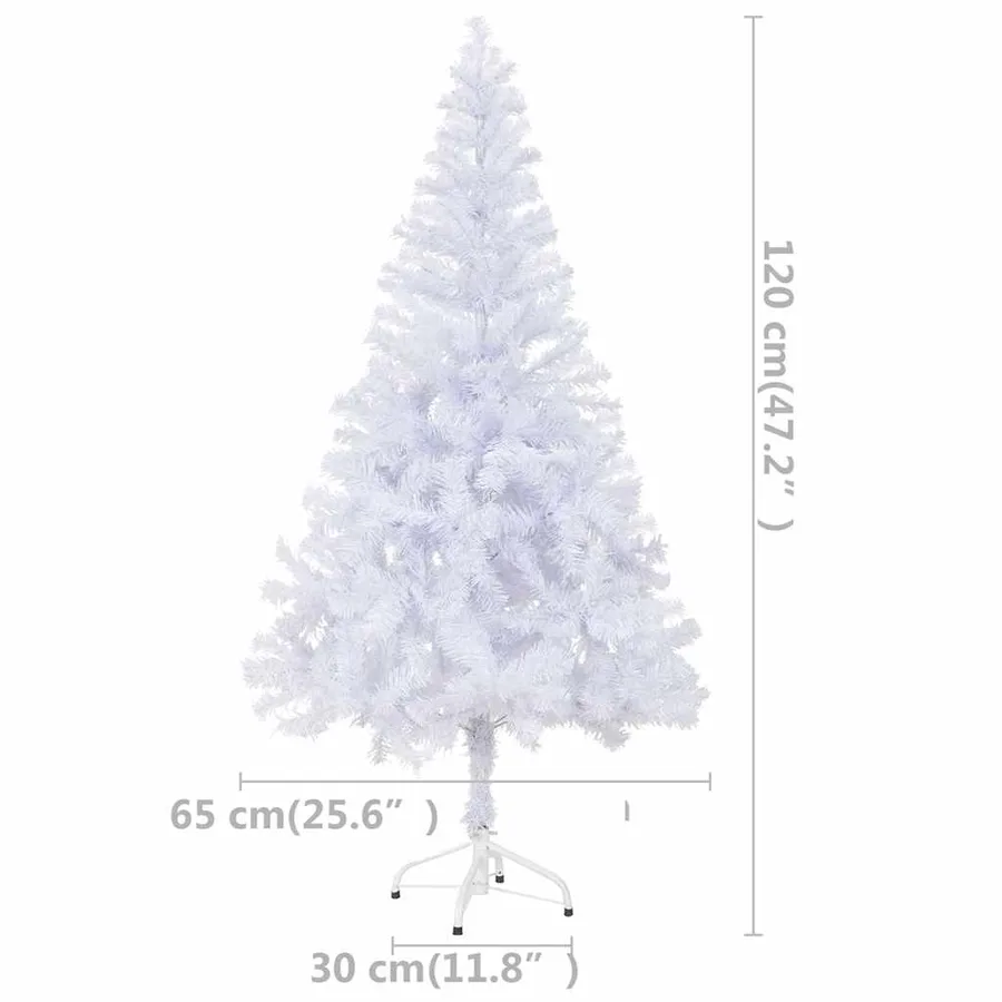 Arbre de Noël artificiel pré-éclairé/boules 120 cm 230 branches - 10