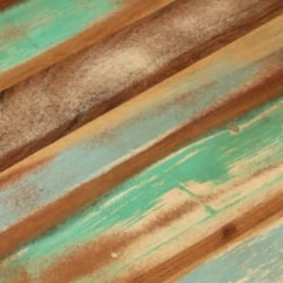 Table basse Forme de bol avec base en acier Bois recyclé - 11