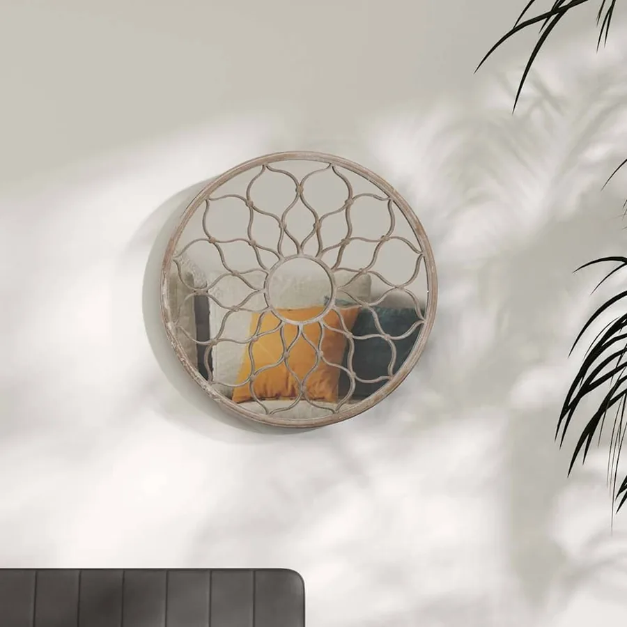Miroir Sable 40x3 cm Fer pour utilisation à l'intérieur