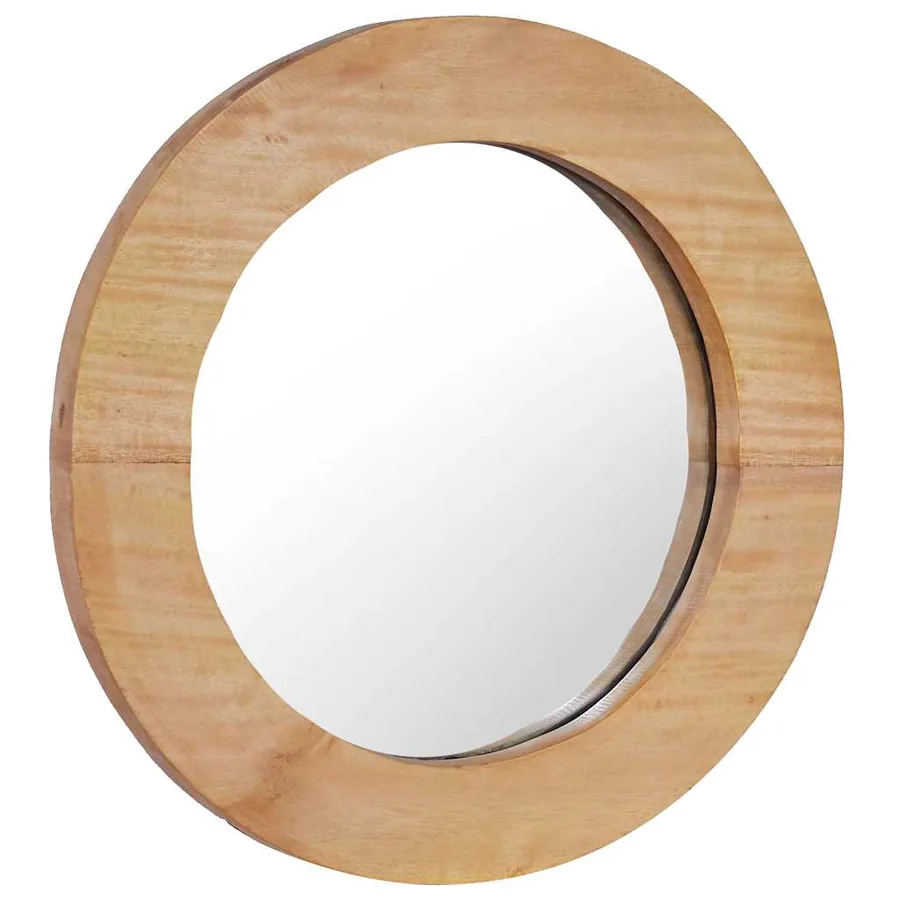 Miroir mural 40 cm Teck Rond - 2