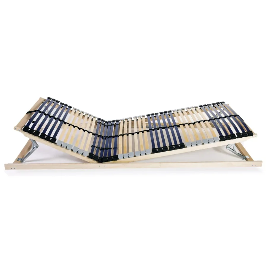 Sommiers à lattes sans matelas 2 pcs avec 42 lattes 70x200 cm - 3