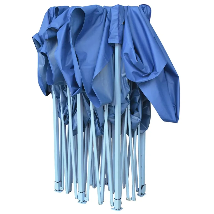 Tente pliable 3 x 6 m Bleu - 10