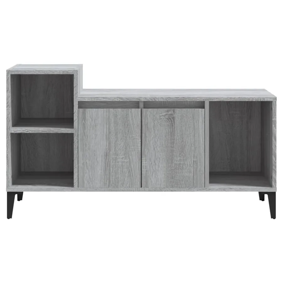 Meuble TV Sonoma gris 100x35x55 cm Bois d'ingénierie - 5