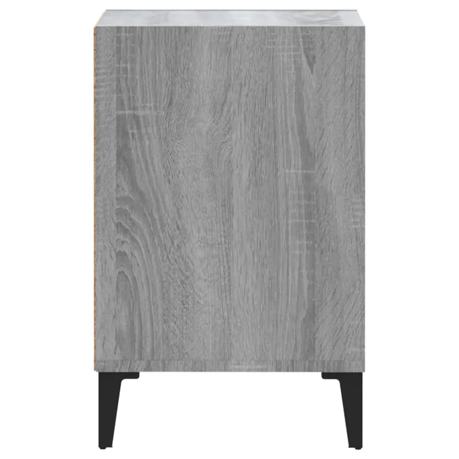Meuble TV Sonoma gris 100x35x55 cm Bois d'ingénierie - 7