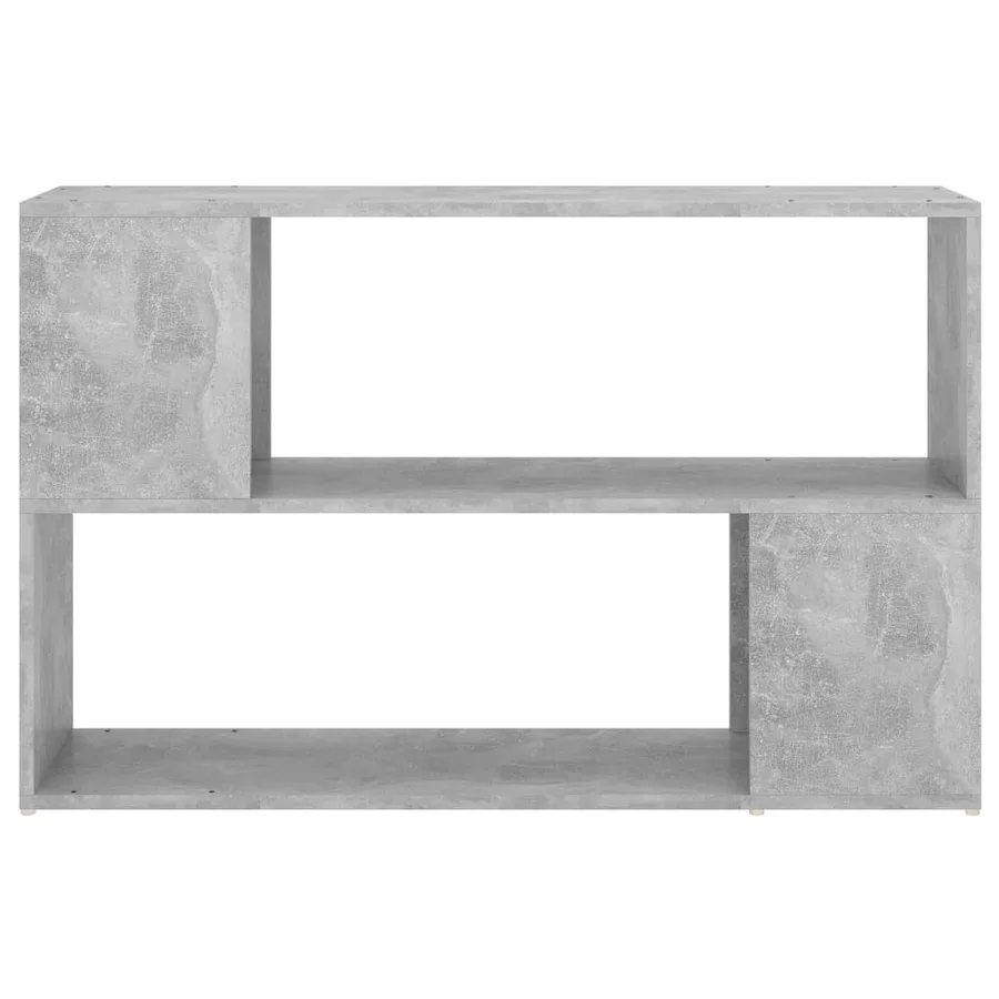 Bibliothèque Gris béton 100x24x63 cm Bois d'ingénierie - 3