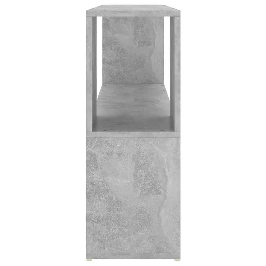 Bibliothèque Gris béton 100x24x63 cm Bois d'ingénierie - 4