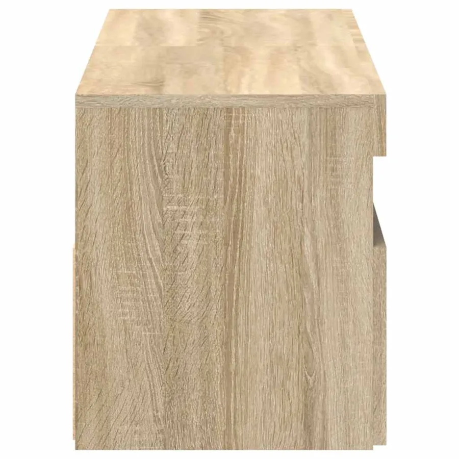 Meubles TV avec lumières LED 2 pcs Chêne sonoma 60x35x40 cm - 8