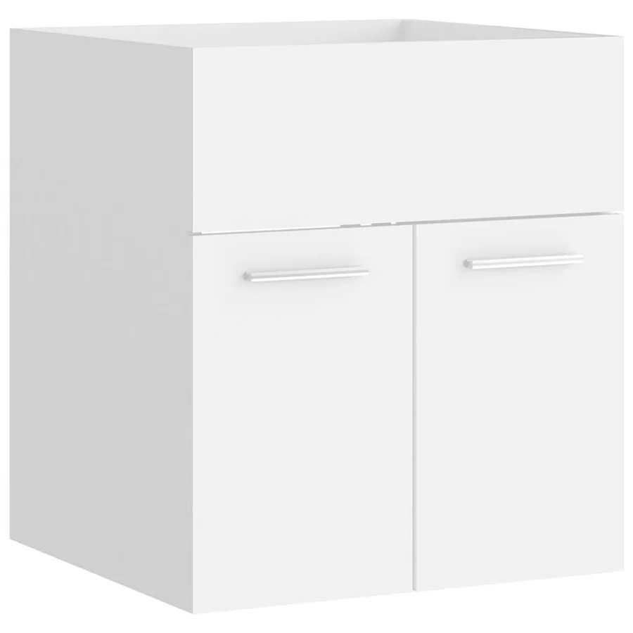 Ensemble de meubles de salle de bain Blanc Aggloméré - 11