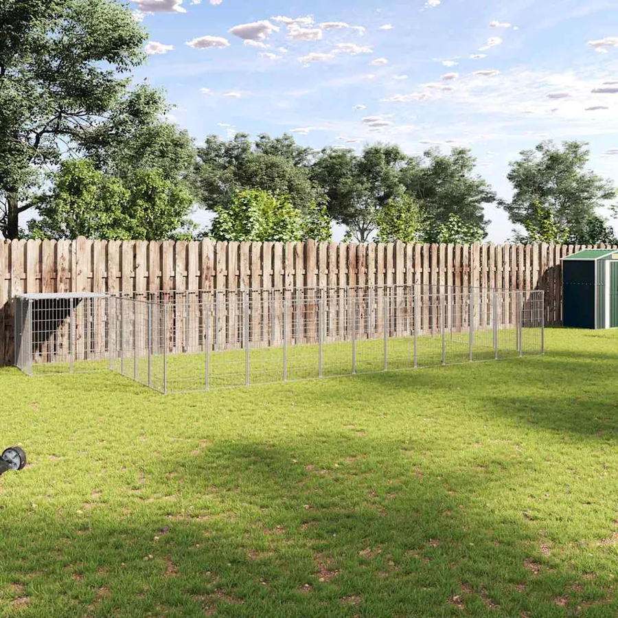 Chenil Argenté 22,99 m² Acier